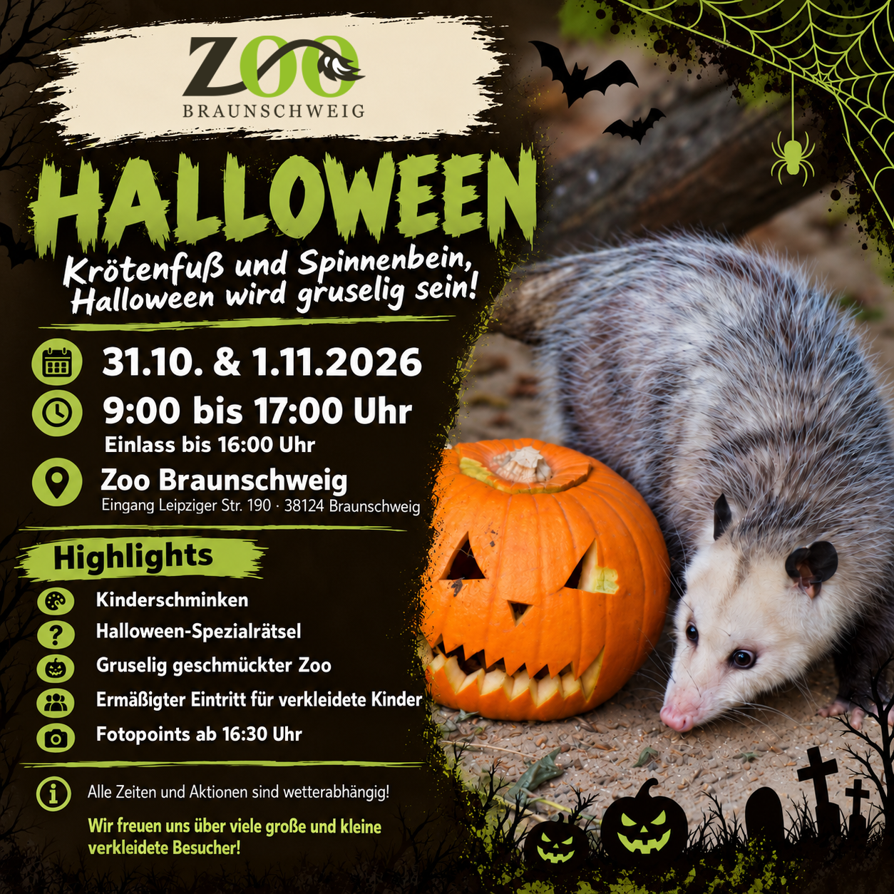Halloween im Zoo